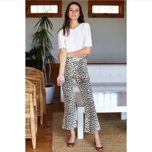 NWT Emerson Fry Mid Century Pant in Leopard